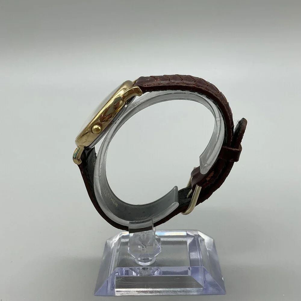 Vintage Timex Disney Pooh Tigger Women Watch 33mm Winnie the Pooh Brown Leather